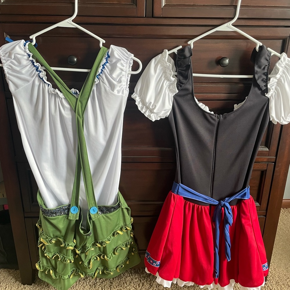 Lederhosen and Drindl Costumes Small